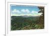 Great Smoky Mts. Nat'l Park, Tn - Clingman's Dome View, c.1940-Lantern Press-Framed Premium Giclee Print