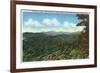 Great Smoky Mts. Nat'l Park, Tn - Clingman's Dome View, c.1940-Lantern Press-Framed Premium Giclee Print