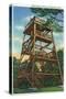 Great Smoky Mts. Nat'l Park, Tn - Close-Up View of the Clingman's Dome Observation Tower, c.1940-Lantern Press-Stretched Canvas