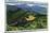 Great Smoky Mts. Nat'l Park, Tn - Jumpoff View of the Sawteeth, Mt. Guyot and Chapman, c.1941-Lantern Press-Mounted Art Print