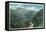 Great Smoky Mts. Nat'l Park, Tn - Newfound Gap Highway View of Bullhead on Mt. Le Conte, c.1946-Lantern Press-Framed Stretched Canvas