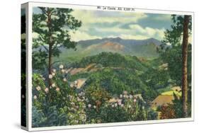 Great Smoky Mts. Nat'l Park, Tn - Panoramic View of Mt. Le Conte, c.1940-Lantern Press-Stretched Canvas