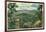 Great Smoky Mts. Nat'l Park, Tn - Panoramic View of Mt. Le Conte, c.1940-Lantern Press-Framed Art Print