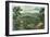 Great Smoky Mts. Nat'l Park, Tn - Panoramic View of Mt. Le Conte, c.1940-Lantern Press-Framed Art Print