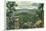 Great Smoky Mts. Nat'l Park, Tn - Panoramic View of Mt. Le Conte, c.1940-Lantern Press-Stretched Canvas