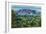 Great Smoky Mts. Nat'l Park, Tn - Panoramic View of Mt. Le Conte, c.1946-Lantern Press-Framed Art Print