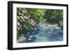 Great Smoky Mts. Nat'l Park, Tn - Scenic View of a Mountain Stream, c.1946-Lantern Press-Framed Art Print