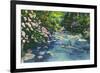 Great Smoky Mts. Nat'l Park, Tn - Scenic View of a Mountain Stream, c.1946-Lantern Press-Framed Premium Giclee Print