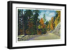 Great Smoky Mts. Nat'l Park, Tn - Skyline Drive View Near Clingman's Dome in the Autumn, c.1946-Lantern Press-Framed Art Print