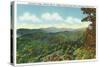 Great Smoky Mts. Nat'l Park, Tn - View of Clingman's Dome in the Autumn, c.1940-Lantern Press-Stretched Canvas