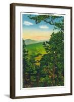 Great Smoky Mts. Nat'l Park, Tn - View of Thunderhead Mountain, c.1946-Lantern Press-Framed Art Print