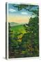 Great Smoky Mts. Nat'l Park, Tn - View of Thunderhead Mountain, c.1946-Lantern Press-Stretched Canvas