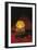 Great Sphinx and Chefren Pyramid Behind at Night-null-Framed Giclee Print