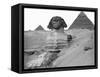 Great Sphinx and Pyramids at Giza-Bettmann-Framed Stretched Canvas