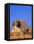 Great Sphinx and the Pyramid of Khafre-Leslie Richard Jacobs-Framed Stretched Canvas