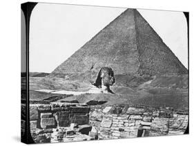 Great Sphinx of Giza, Egypt, C1890-Newton & Co-Stretched Canvas