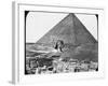 Great Sphinx of Giza, Egypt, C1890-Newton & Co-Framed Photographic Print