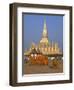 Great Stupa, Monks, Vientiane, Laos-Steve Vidler-Framed Photographic Print