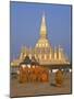 Great Stupa, Monks, Vientiane, Laos-Steve Vidler-Mounted Photographic Print