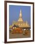 Great Stupa, Monks, Vientiane, Laos-Steve Vidler-Framed Photographic Print