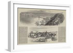 Great Suspension-Bridge in Russia-null-Framed Giclee Print