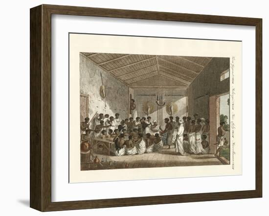 Great Symposia by the Ras of Tiger in Abyssinia-null-Framed Giclee Print