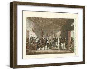 Great Symposia by the Ras of Tiger in Abyssinia-null-Framed Giclee Print