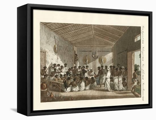 Great Symposia by the Ras of Tiger in Abyssinia-null-Framed Stretched Canvas