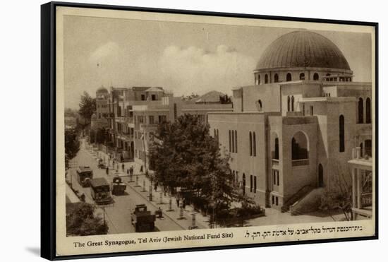 Great Synagogue, Tel Aviv, Israel-null-Framed Stretched Canvas