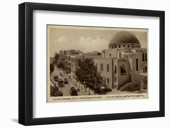 Great Synagogue, Tel Aviv, Israel-null-Framed Photographic Print