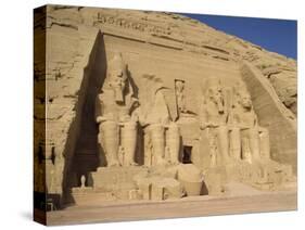 Great Temple of Ramses II, Abu Simbel, UNESCO World Heritage Site, Nubia, Egypt-Harding Robert-Stretched Canvas