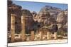 Great Temple, Petra, UNESCO Heritage Site, Jordan.-Nico Tondini-Mounted Photographic Print