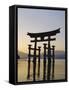 Great Torii, Itsukushima Shrine, Akini Miyajma, Japan-Adina Tovy-Framed Stretched Canvas