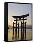 Great Torii, Itsukushima Shrine, Akini Miyajma, Japan-Adina Tovy-Framed Stretched Canvas