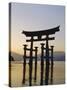 Great Torii, Itsukushima Shrine, Akini Miyajma, Japan-Adina Tovy-Stretched Canvas