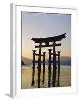 Great Torii, Itsukushima Shrine, Akini Miyajma, Japan-Adina Tovy-Framed Photographic Print