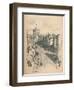 Great Tower of Windsor Castle from Peascod Street, 1902-Thomas Robert Way-Framed Giclee Print