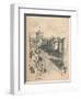 Great Tower of Windsor Castle from Peascod Street, 1902-Thomas Robert Way-Framed Giclee Print