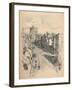 Great Tower of Windsor Castle from Peascod Street, 1902-Thomas Robert Way-Framed Giclee Print