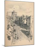 Great Tower of Windsor Castle from Peascod Street, 1902-Thomas Robert Way-Mounted Giclee Print