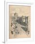 Great Tower of Windsor Castle from Peascod Street, 1902-Thomas Robert Way-Framed Giclee Print