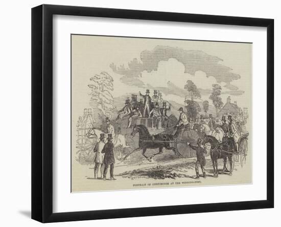 Great Trotting Match-null-Framed Giclee Print