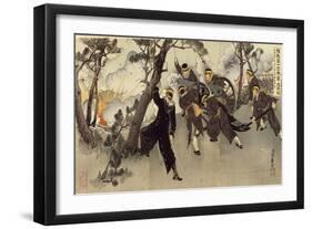 Great Victory of Japanese Armies in Tesiu-null-Framed Giclee Print