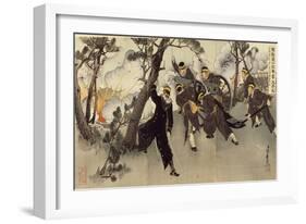 Great Victory of Japanese Armies in Tesiu-null-Framed Giclee Print