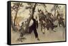 Great Victory of Japanese Armies in Tesiu-null-Framed Stretched Canvas