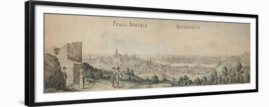 Great View of Prague-Wenceslaus Hollar-Framed Premium Giclee Print