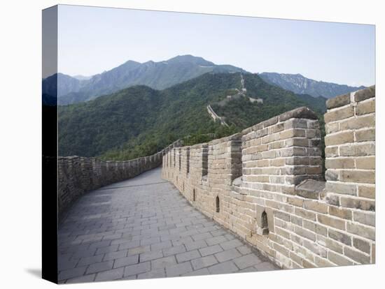 Great Wall at Mutyanyu, UNESCO World Heritage Site, Beijing, China-Angelo Cavalli-Stretched Canvas