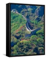 Great Wall, China-Keren Su-Framed Stretched Canvas