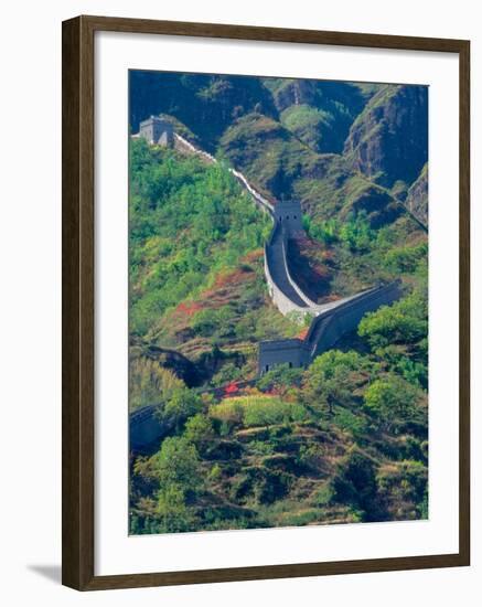 Great Wall, China-Keren Su-Framed Photographic Print