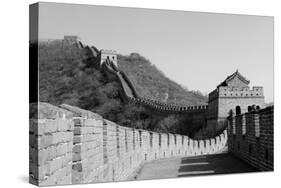 Great Wall in Black and White in Beijing, China-Songquan Deng-Stretched Canvas